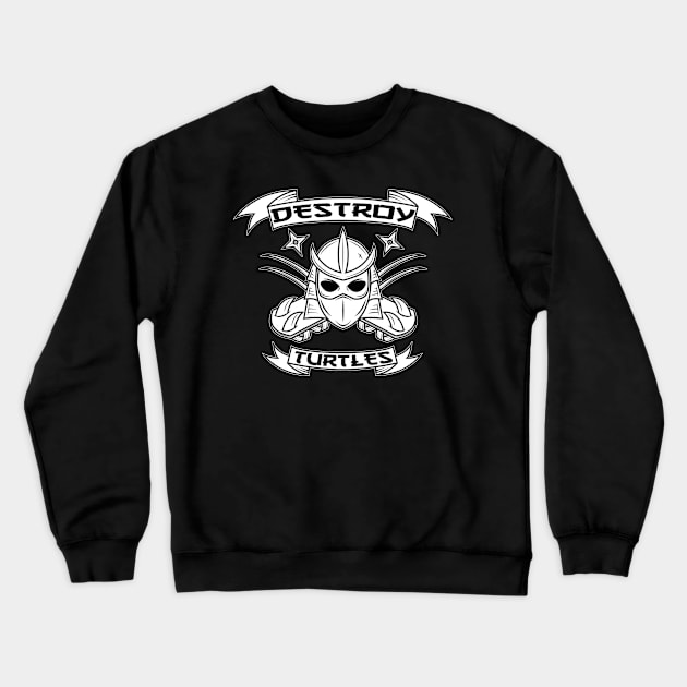 Destroy Turtles Crewneck Sweatshirt by GorillaMask